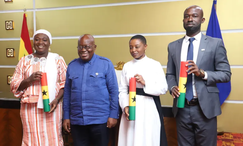 Akufo-Addo swears in new members of the Electoral Commission