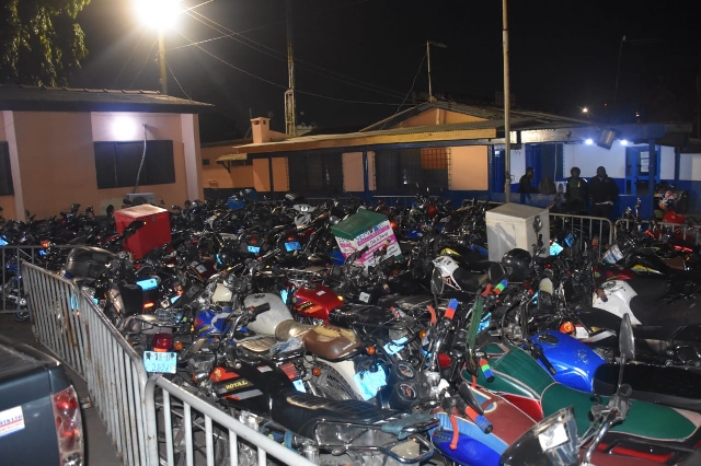 Accra: Police arrest over 250 motorbike riders for traffic offense