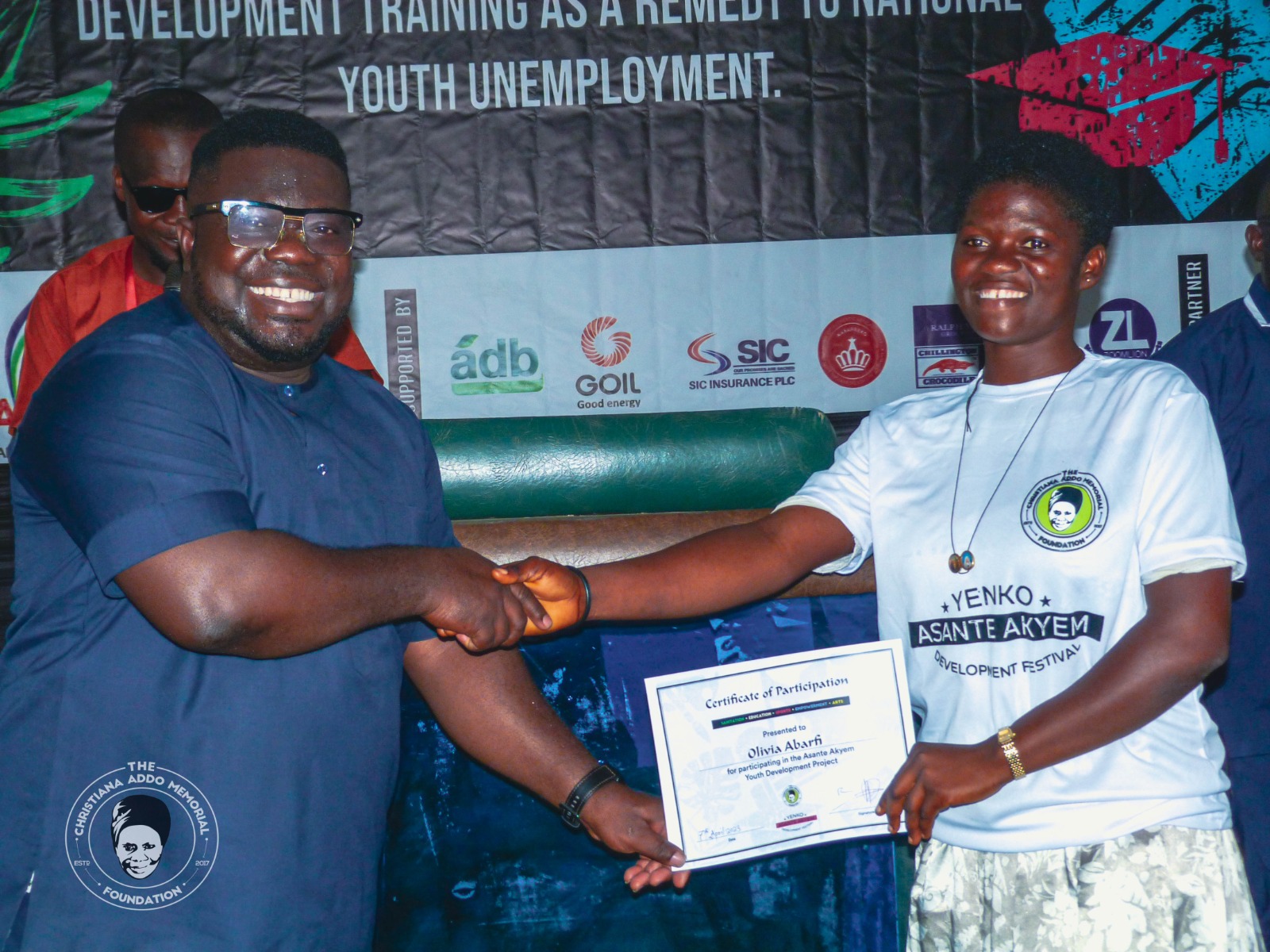 Ghana Post CEO empowers 25 youth in Juaso