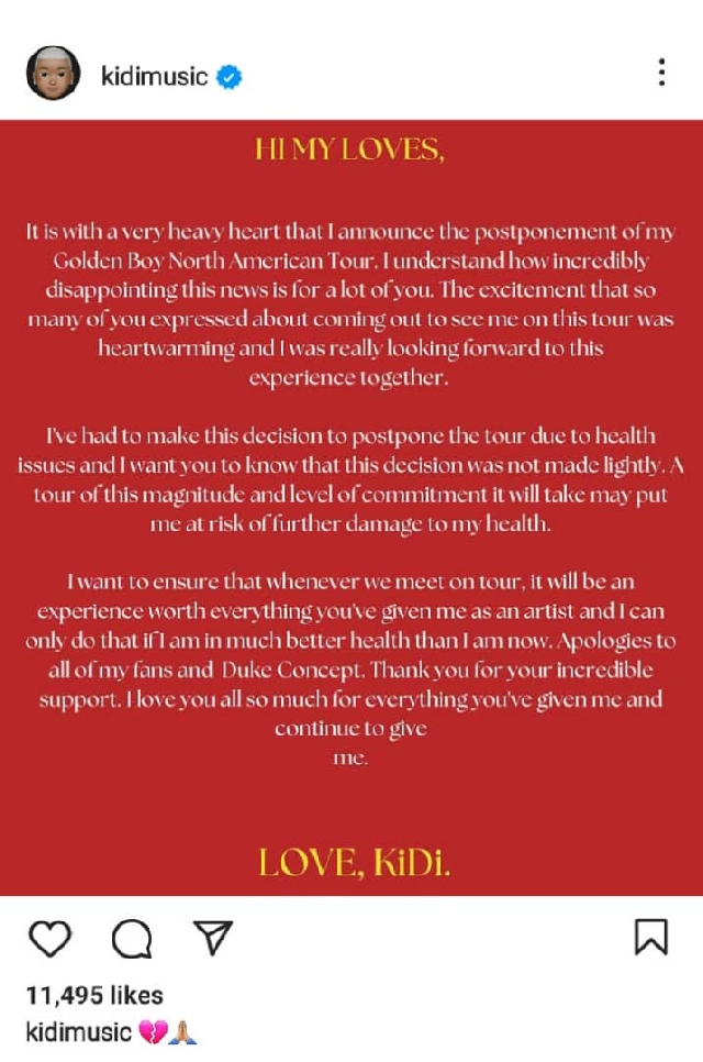 KiDi announces return to music - Angel Online