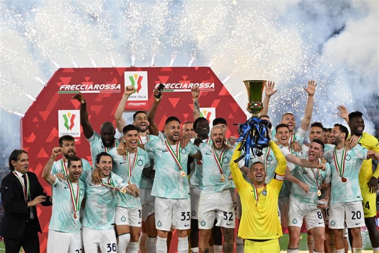 Inter Milan retains Coppa Italia trophy with Lautaro brace