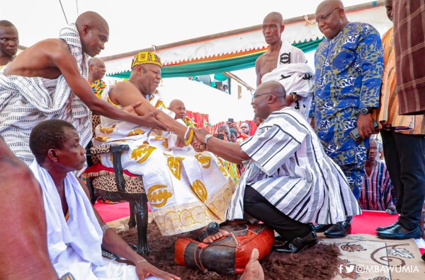 Nene Sakite II, Krobos commended for upholding tradition