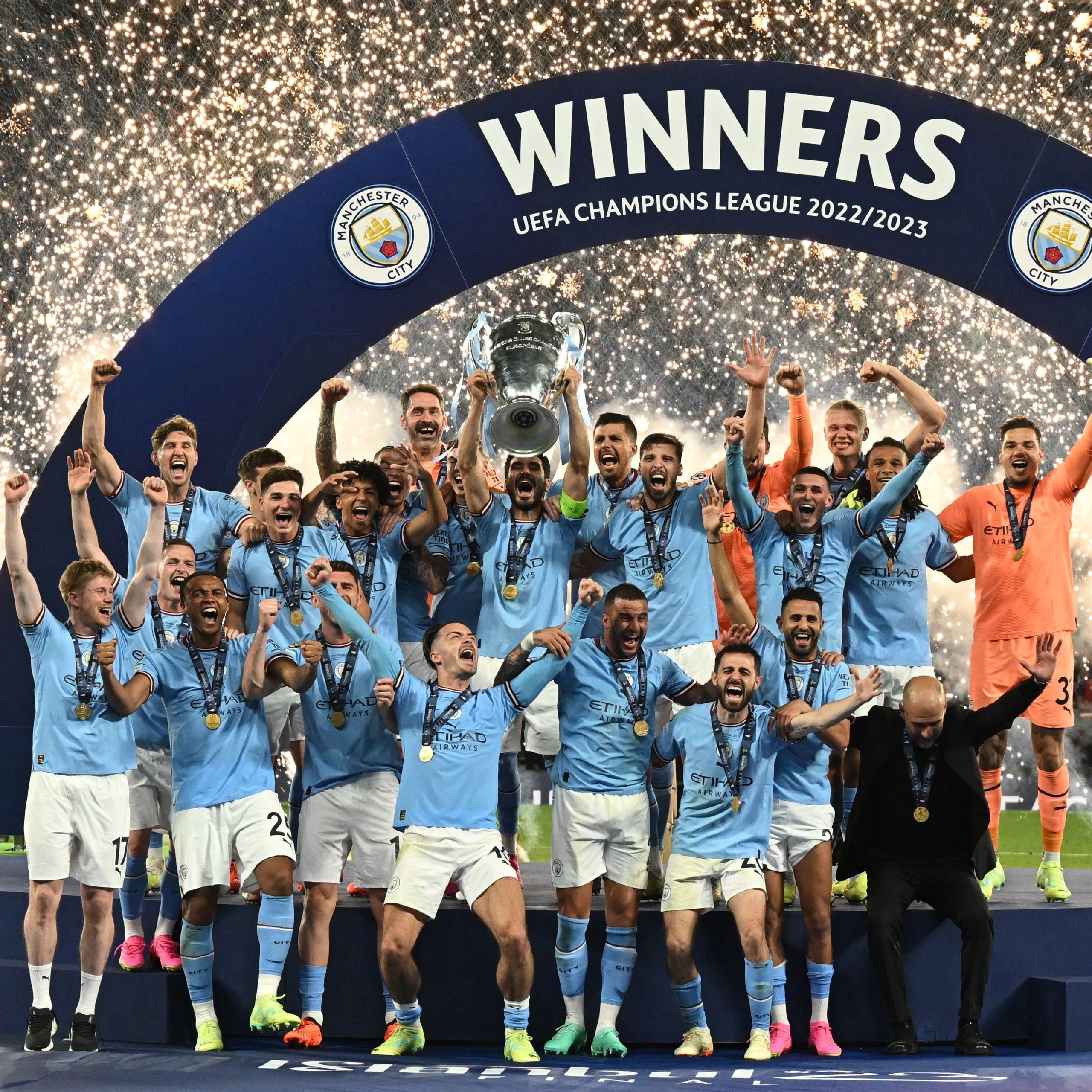 Man City complete treble with win over Inter Milan