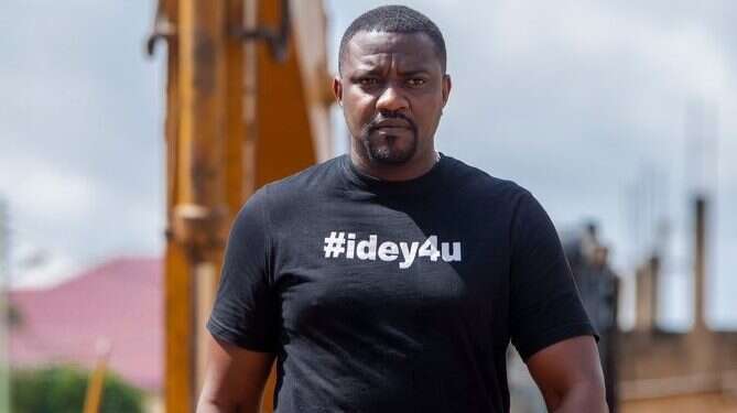 John Dumelo to walk backward barefoot to Legon Presec today to fulfill promise