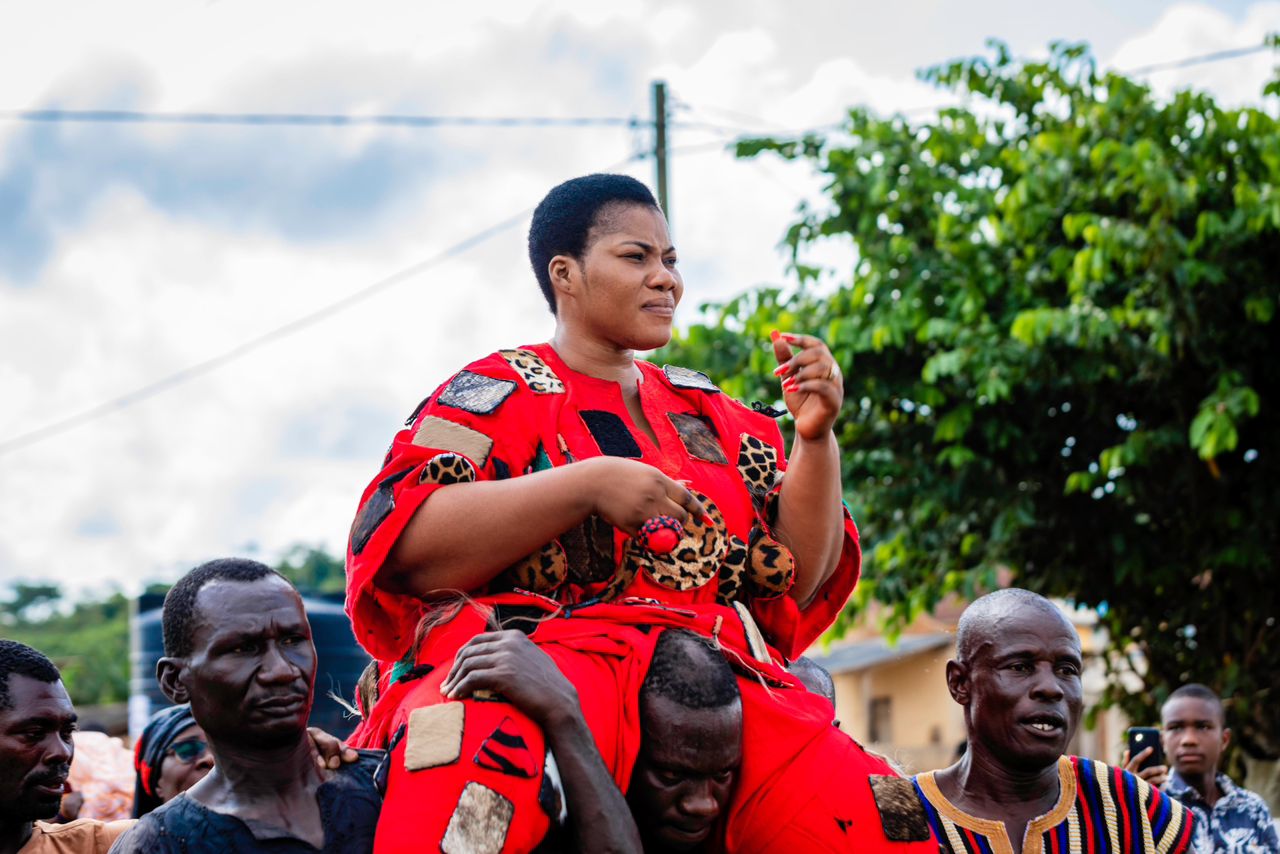 Kofi Adoma Wife installed Chief