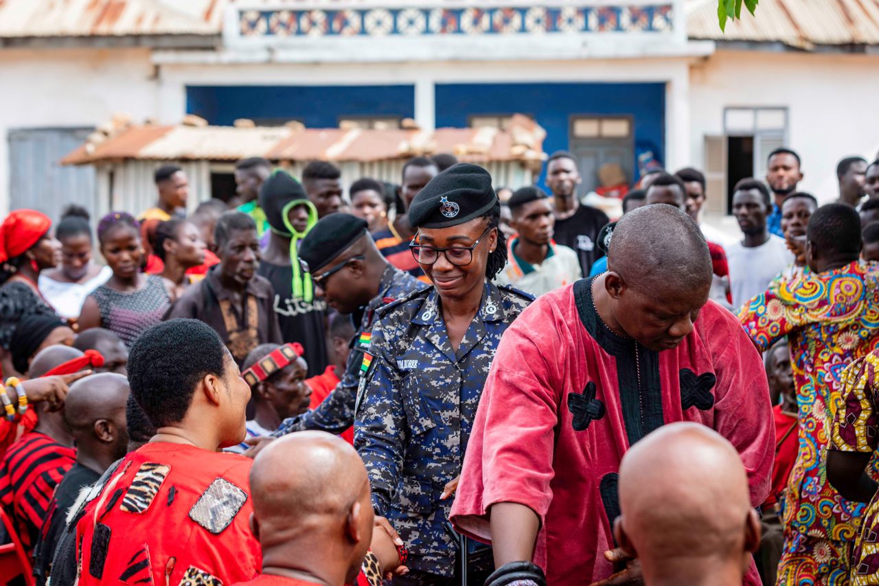 Kofi Adoma Wife installed Chief