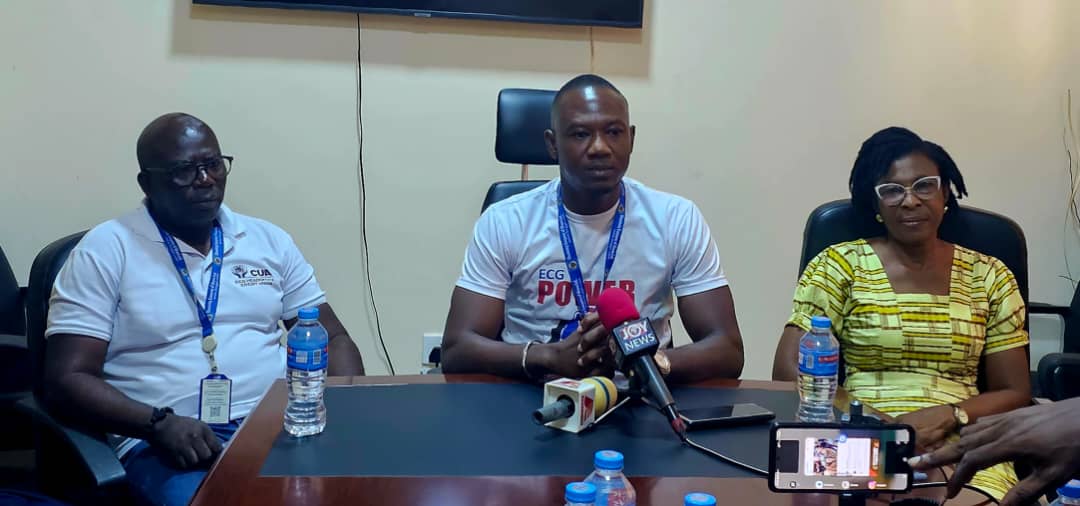 Ing. Christopher Apawu, addressing the media