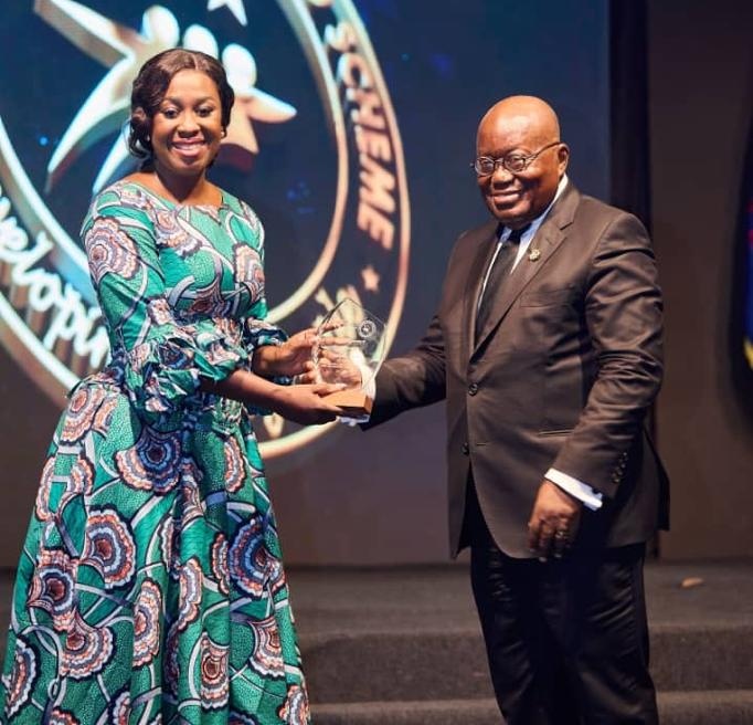 Akufo-Addo recognises Dr. Abena Asomaning’s role in youth development