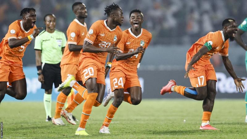 Hosts Ivory Coast oust holders Senegal in shootout