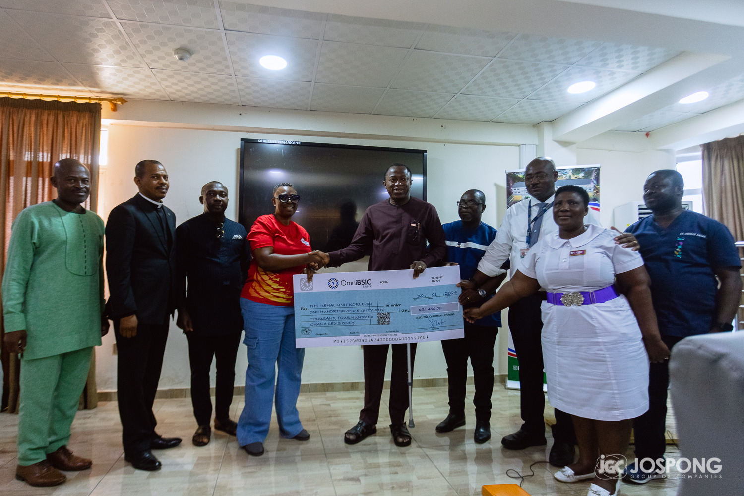 Jospong Group supports 3 dialysis units with GHc500,000 Angel Online