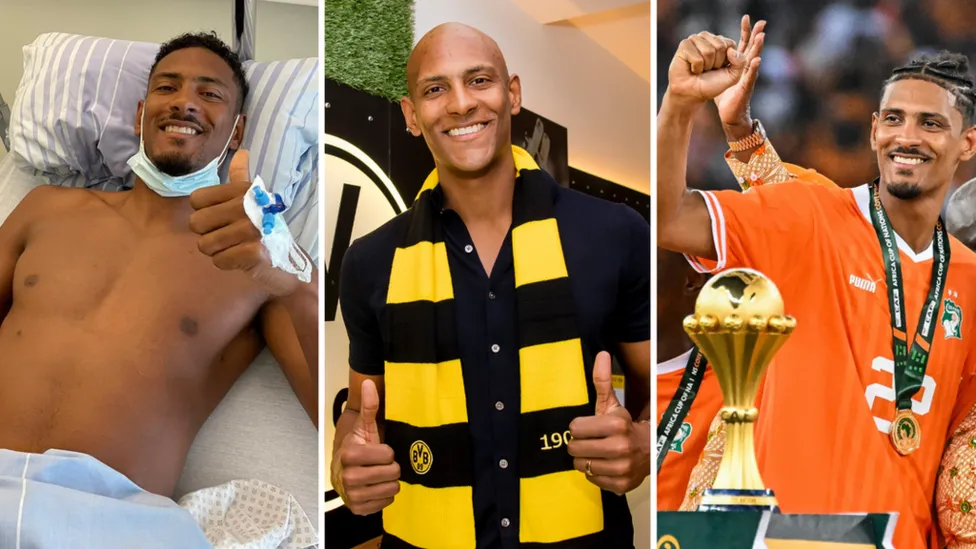 Sebastien Haller caps return from cancer with AFCON trophy
