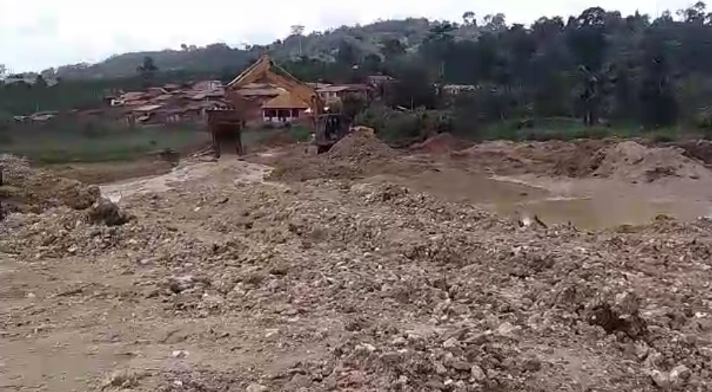 Accra New Town School now galamsey site