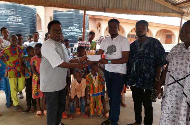 Angel TV’s Darius Osei donates to Nkwatia SOS as philanthropic drive hits 7-Year milestone