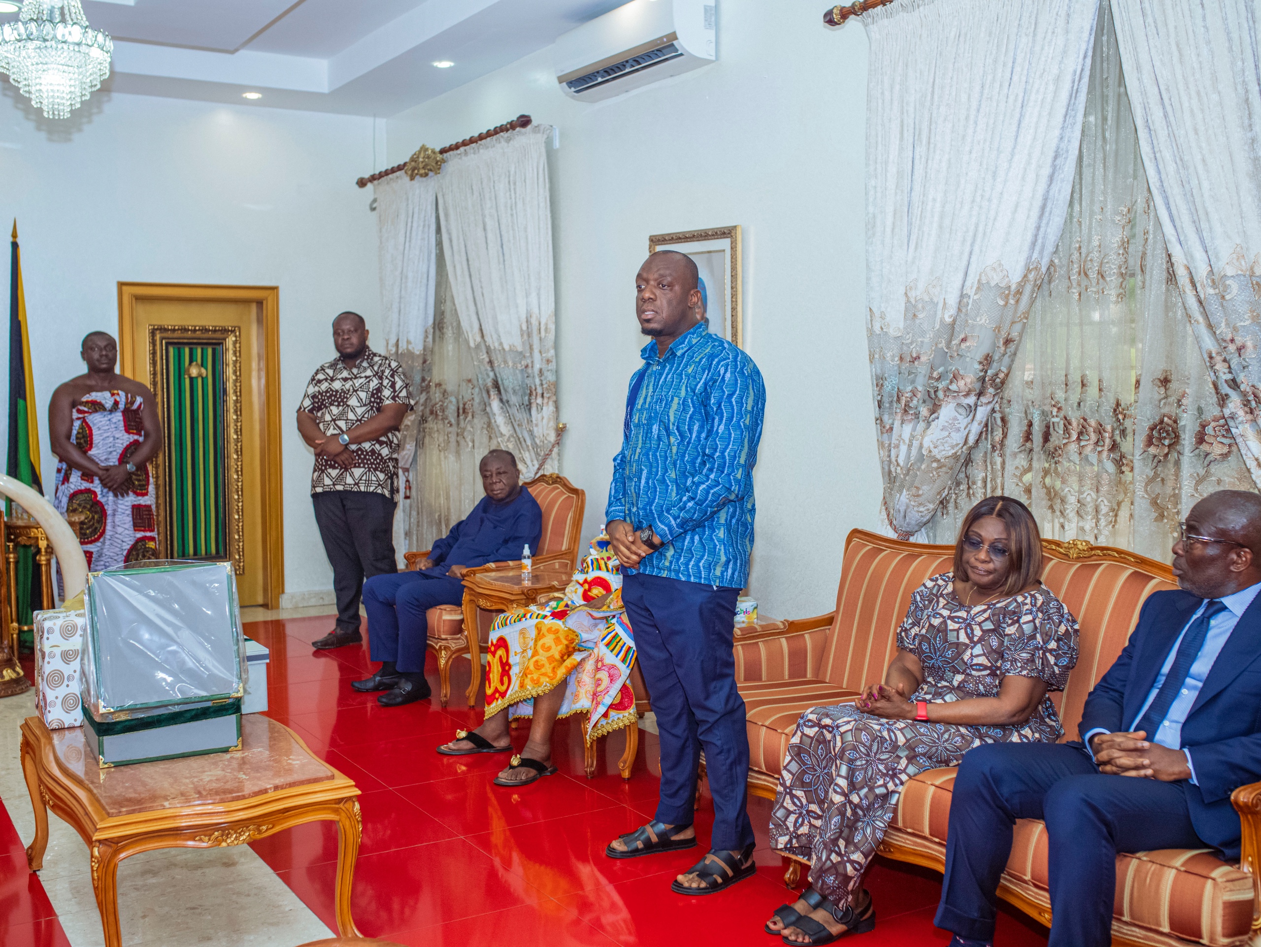 GNPC CEO Joseph Dadzie meets Asantehene 