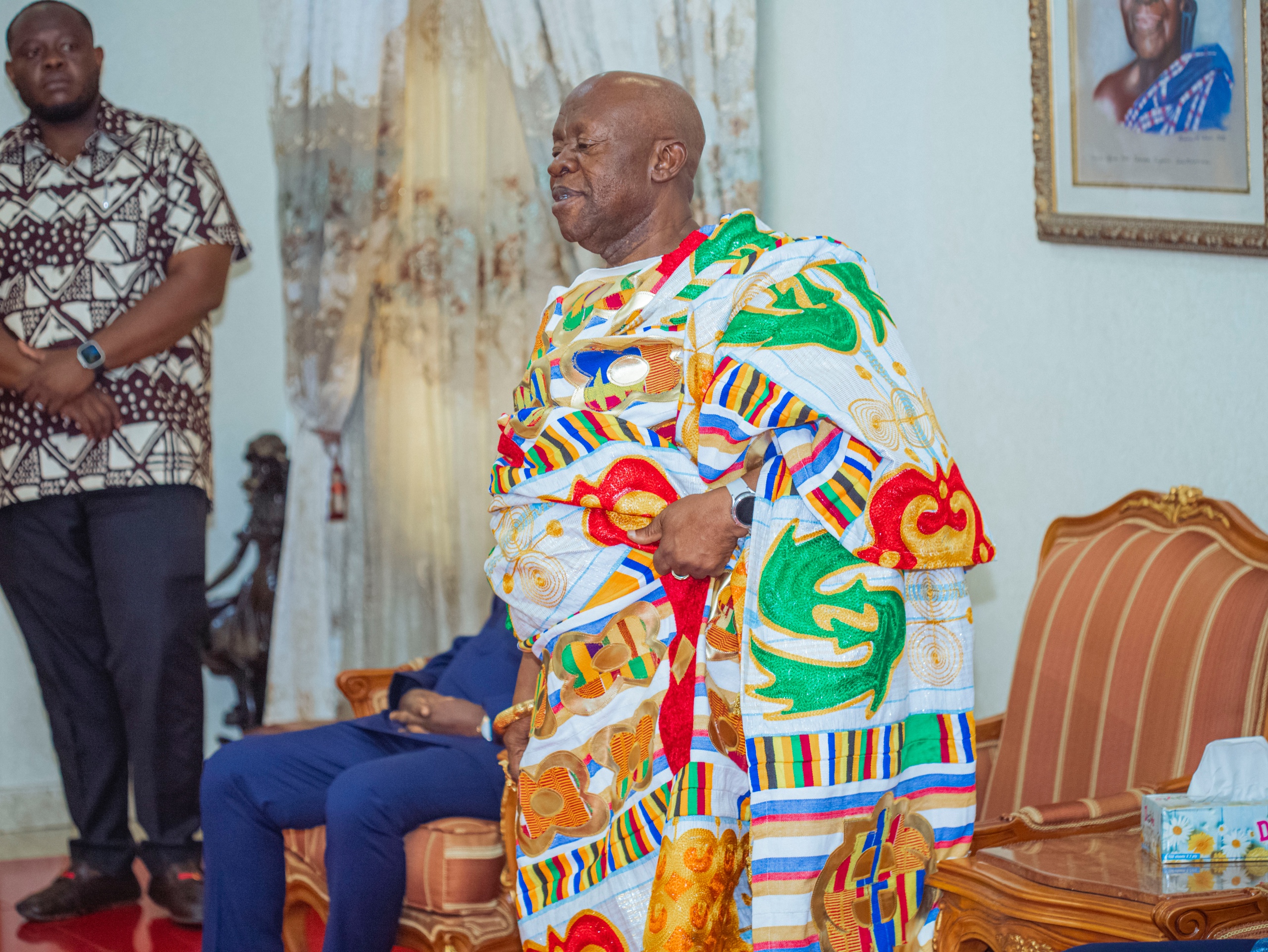 GNPC CEO Joseph Dadzie meets Asantehene 