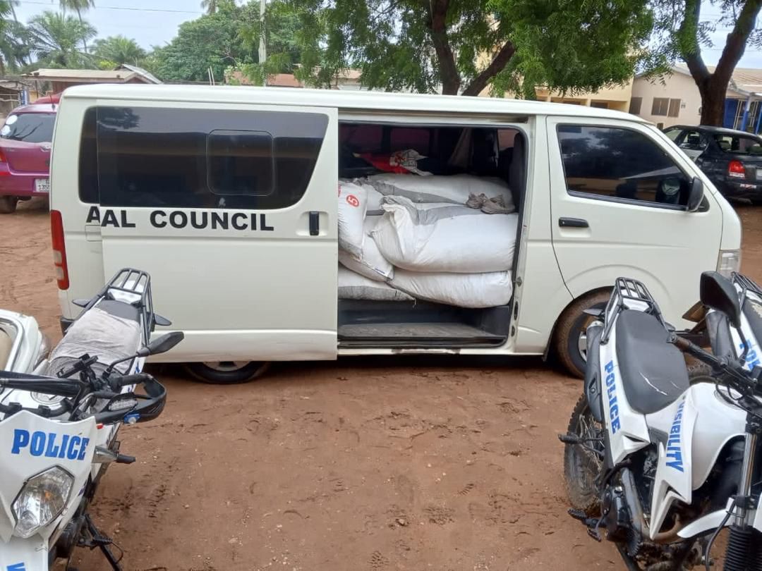 Driver of Anlo Traditional Council arrested for attempting to smuggle cocoa beans to Togo