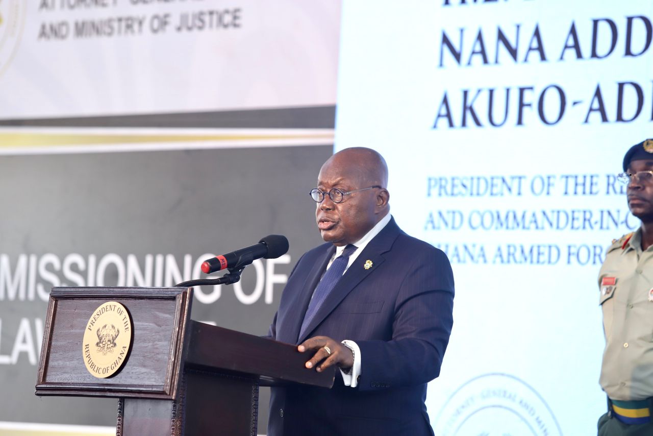 Akufo-Addo hails AG’s dedication to Justice following completion of Law House Complex