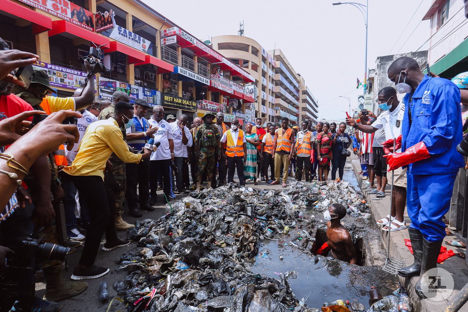 Ga Mantse Homowo clean-up 