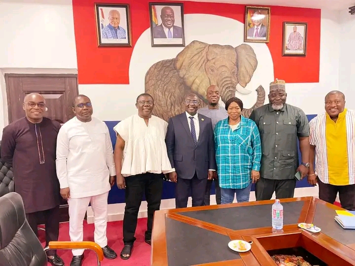 Bawumia formally introduces NAPO to NPP officers as his running mate