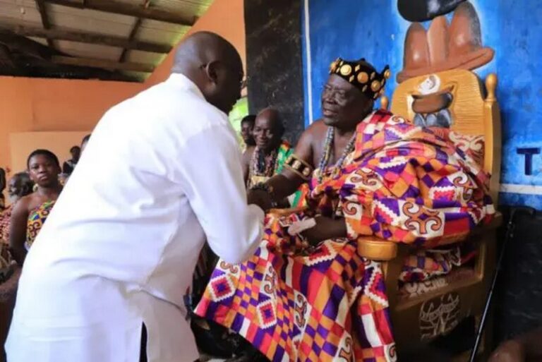Bawumia has changed the “turbulent” political landscape with his issue-based campaign – Paramount Chief of Peki