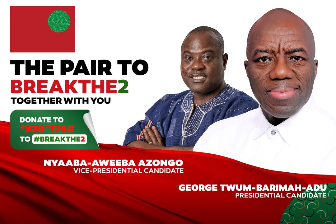 Election 2024: Twum-Barima-Adu unveils Running mate