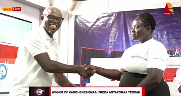 Freda Agyapomaa crowned Angel FM’s ‘Kasiebo Hemaa’