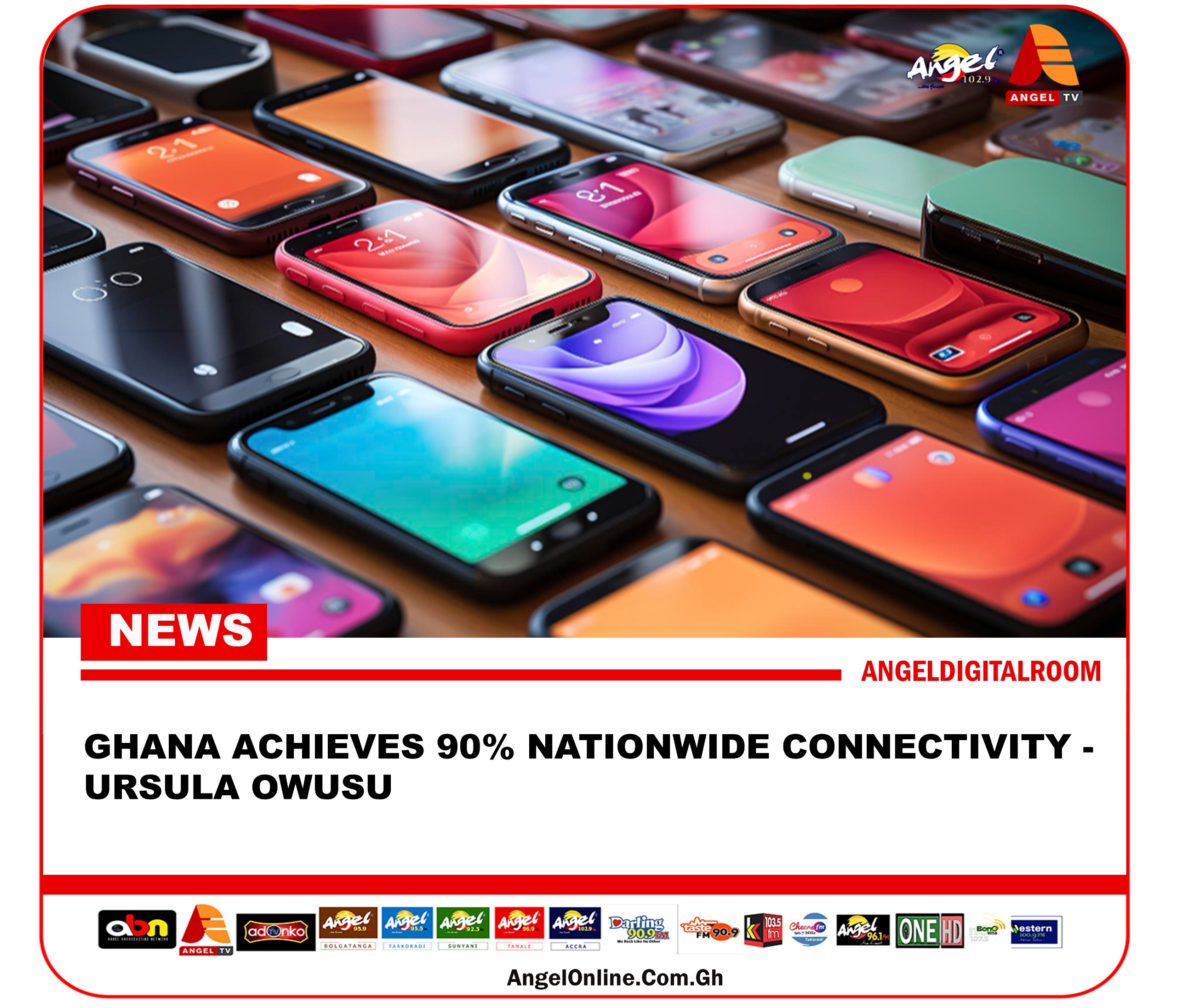Ghana achieves 90% nationwide connectivity – Ursula Owusu