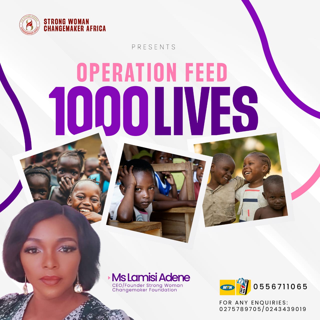 Strong Woman Changemaker Africa to feed 1,000 street dwellers this Christmas