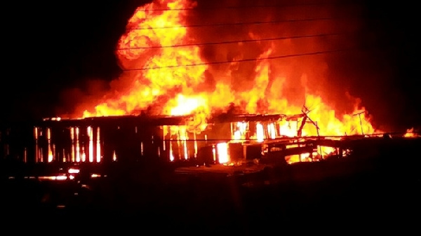 Fire guts Kantamanto market