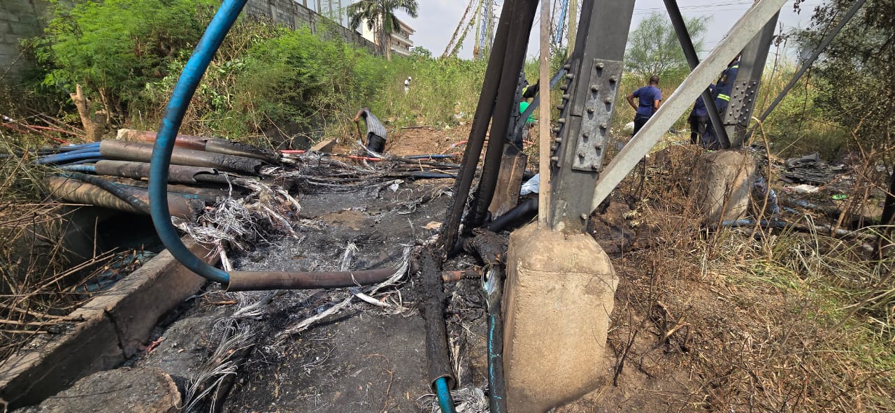 Fire ravages ECG cables on New Year’s eve