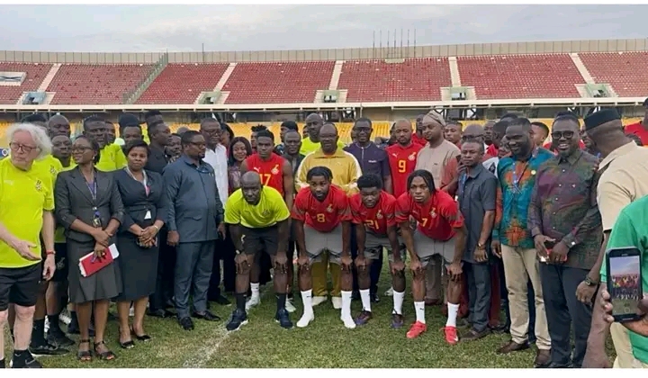 Ghana vs Chad: Youth and Sports Committee visits Black Stars, encourages them to be victorious