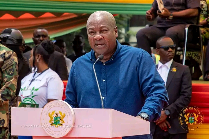 Prez Mahama launches tree planting initiative to restore environment