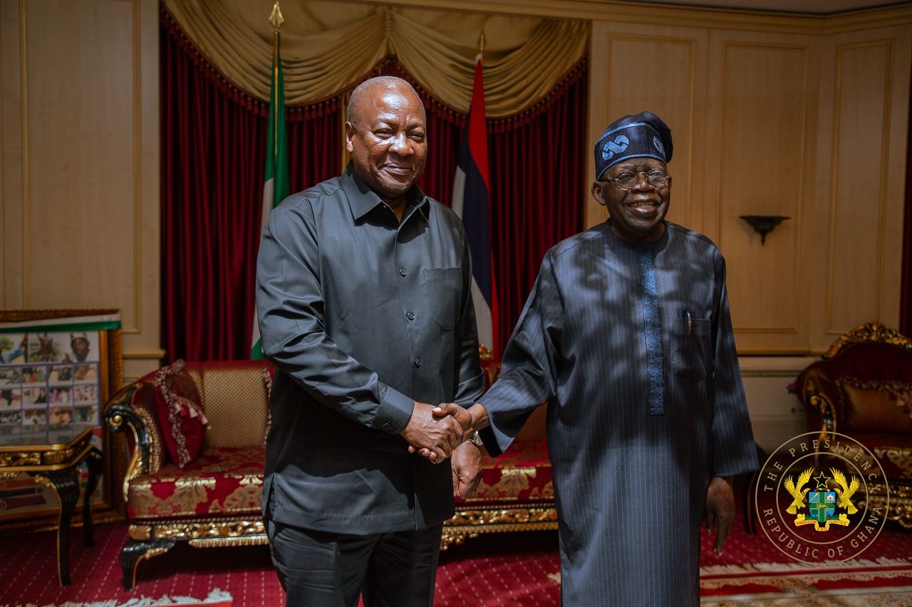 Mahama returns from Nigeria after talks with Tinubu on ECOWAS and security