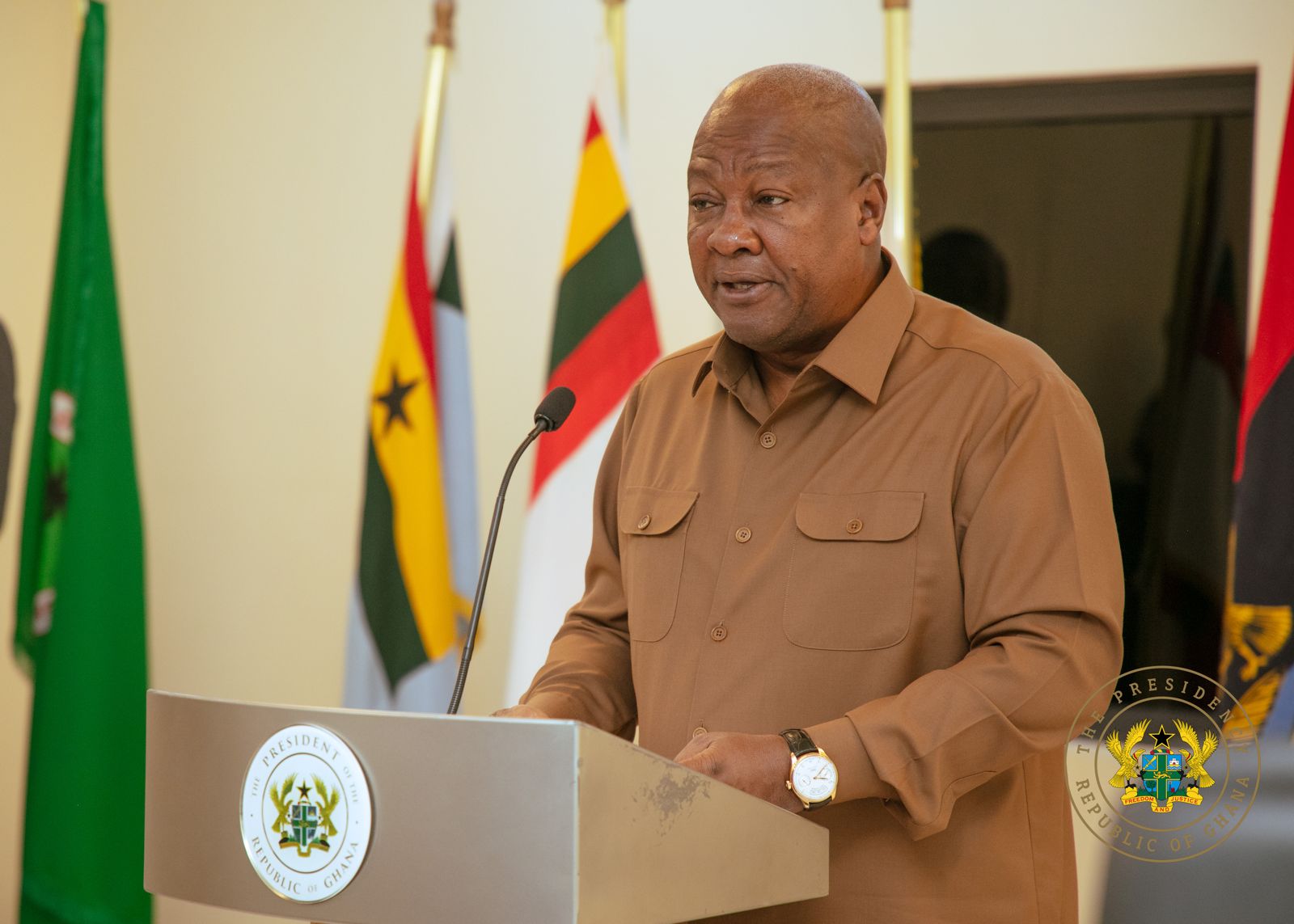 Mahama urges Armed Forces Council to enhance peacekeeping, counterterrorism, and border security