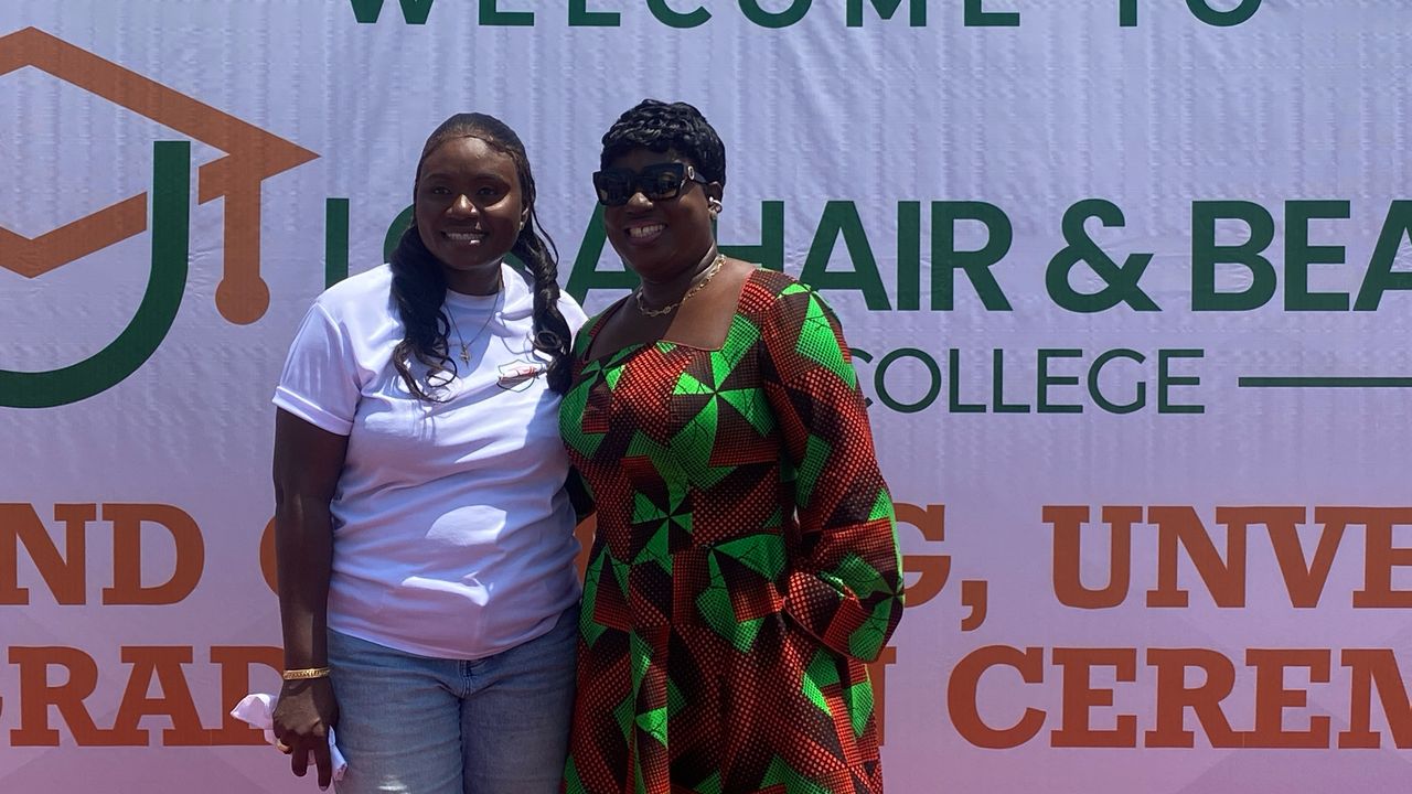 Lola Hair and Beauty College graduates 2024 batch