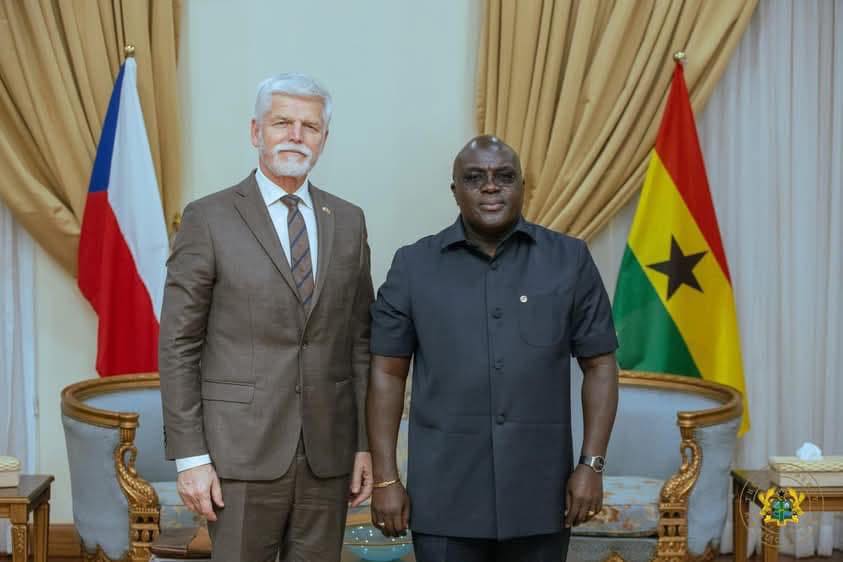 Photos: Czech Prez in Ghana for a 3-day state visit
