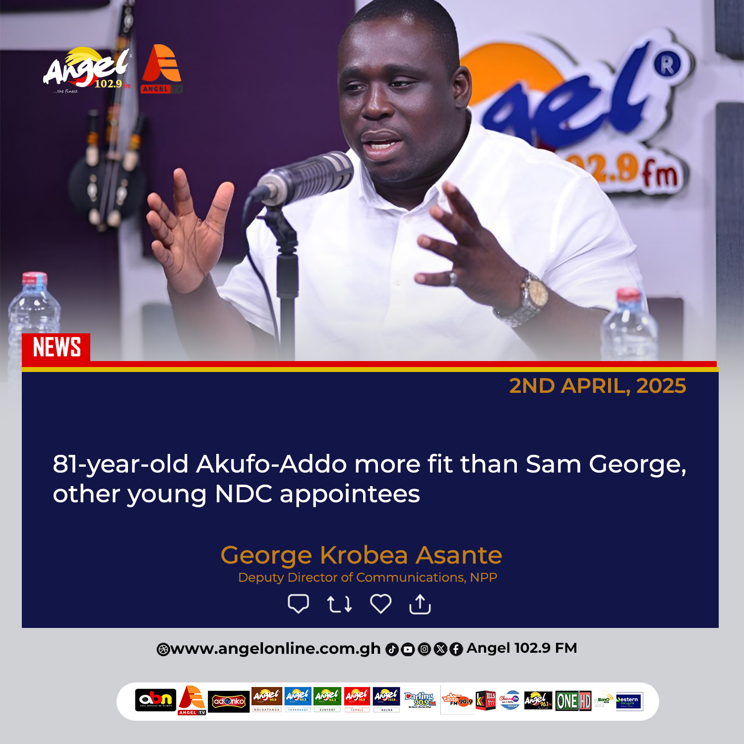 81-year-old Akuffo-Addo more fit than Sam George – Krobea Asante
