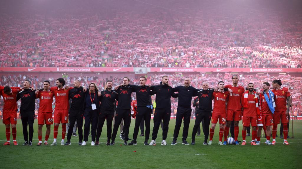 Liverpool clinch record-equalling 20th premier league title