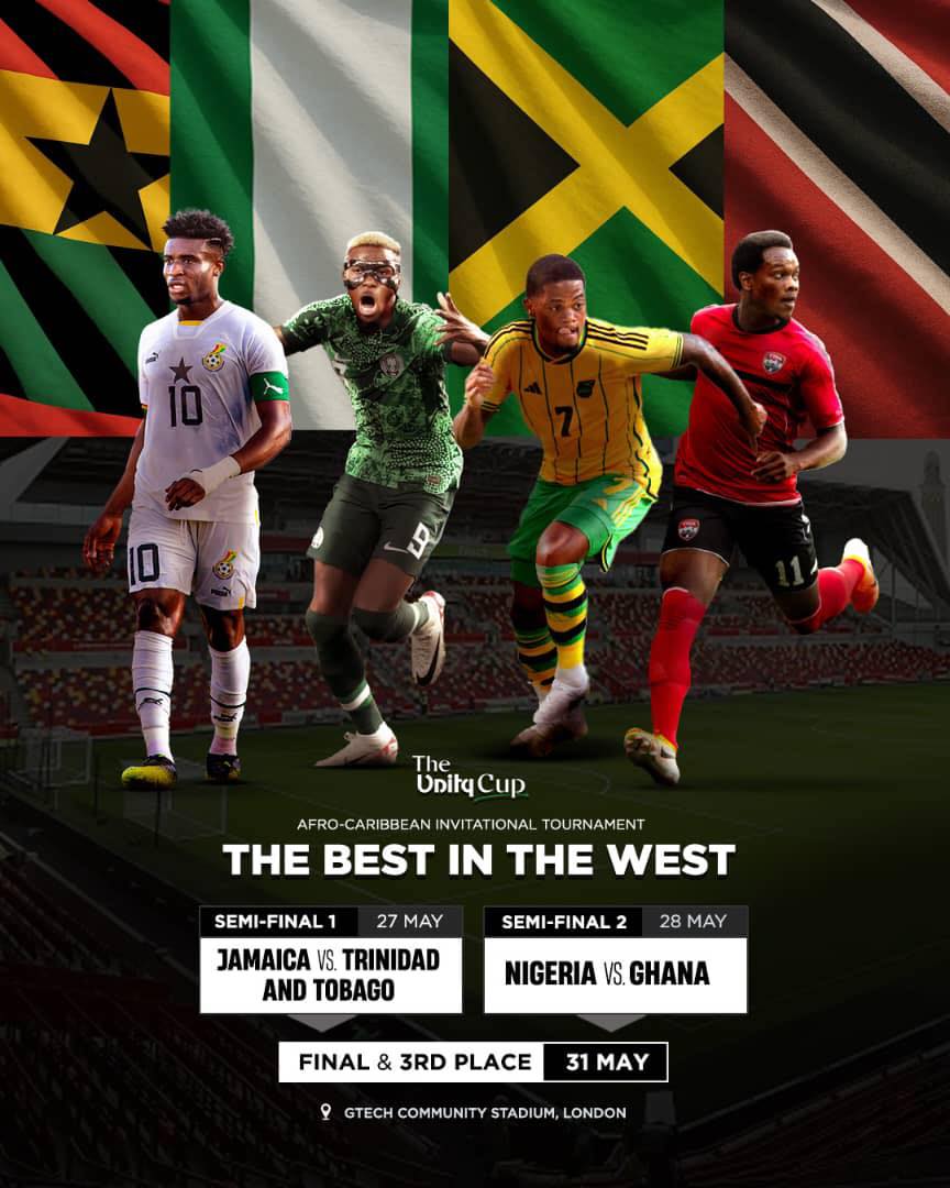 Ghana, Nigeria to rekindle rivalry in 2025 Unity Cup in London