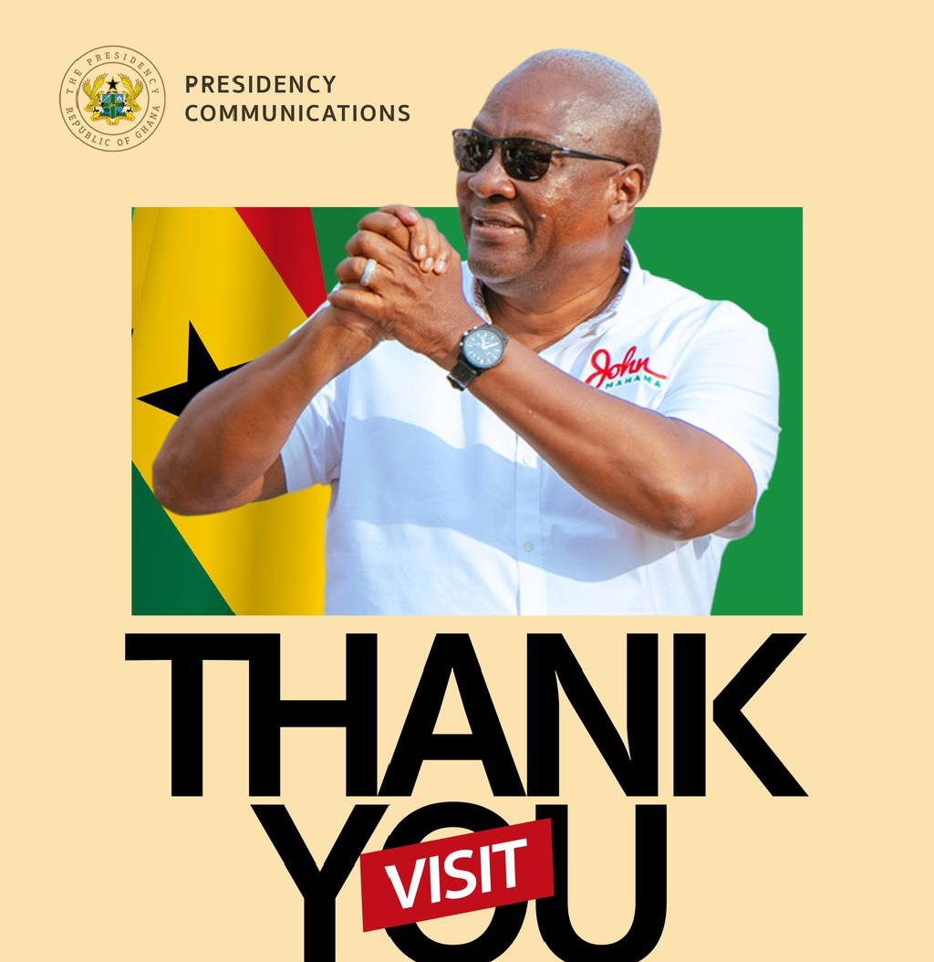 Prez Mahama in Upper West Region for ‘Thank You visit’