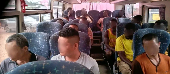 17 arrested in anti-galamsey operation at Samreboi