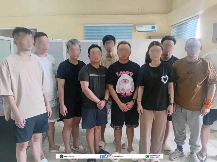 Weija: Police arrests 10 for suspected cyber crime offenses