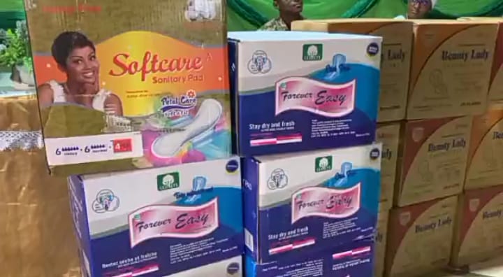 KMA distributes 5,000 boxes of sanitary pads to schools in Kumasi Metro