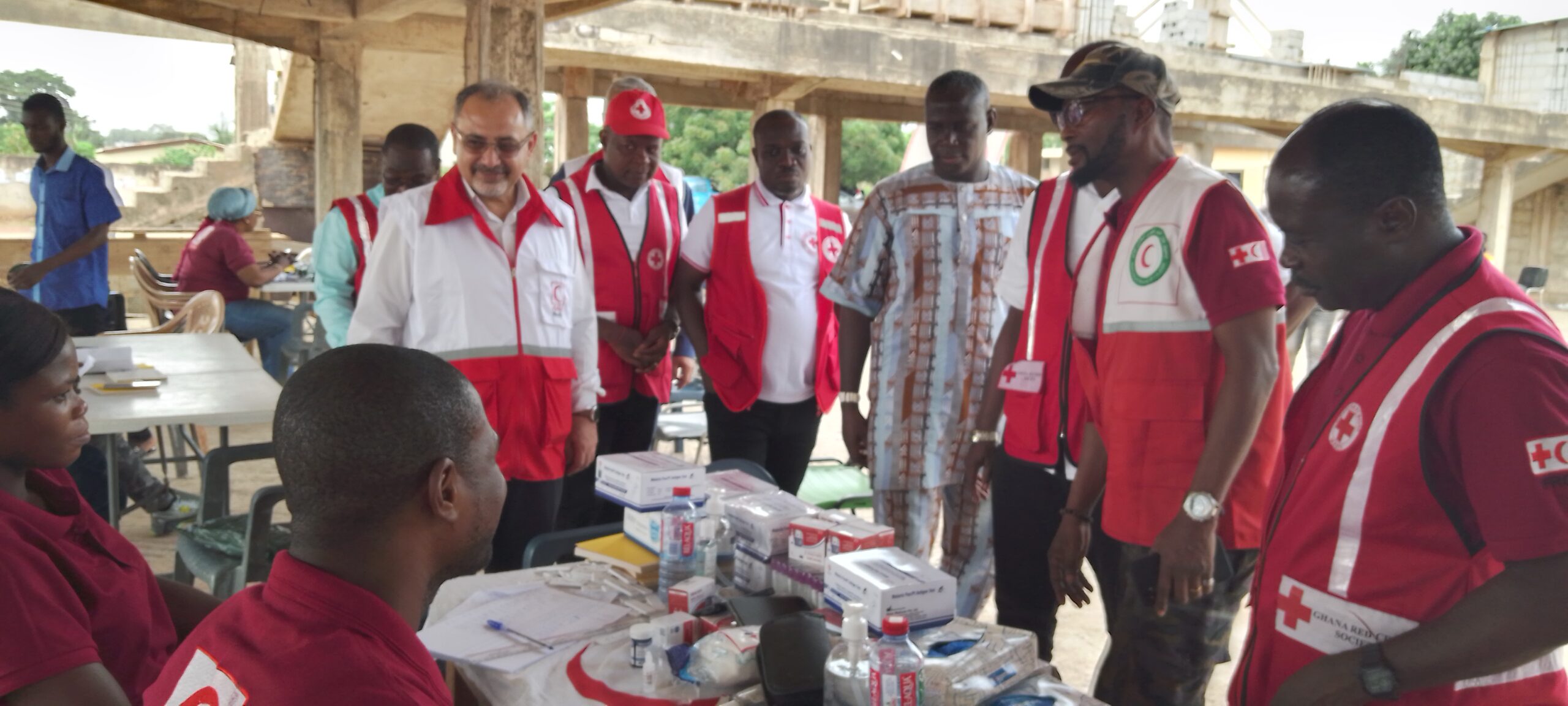 Iran Clinic partners Ghana Red Cross Society to observe Red Crescent Day at Adentan