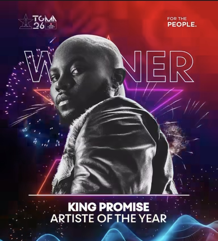 King Promise wins Artiste of the Year at 2025 TGMAs