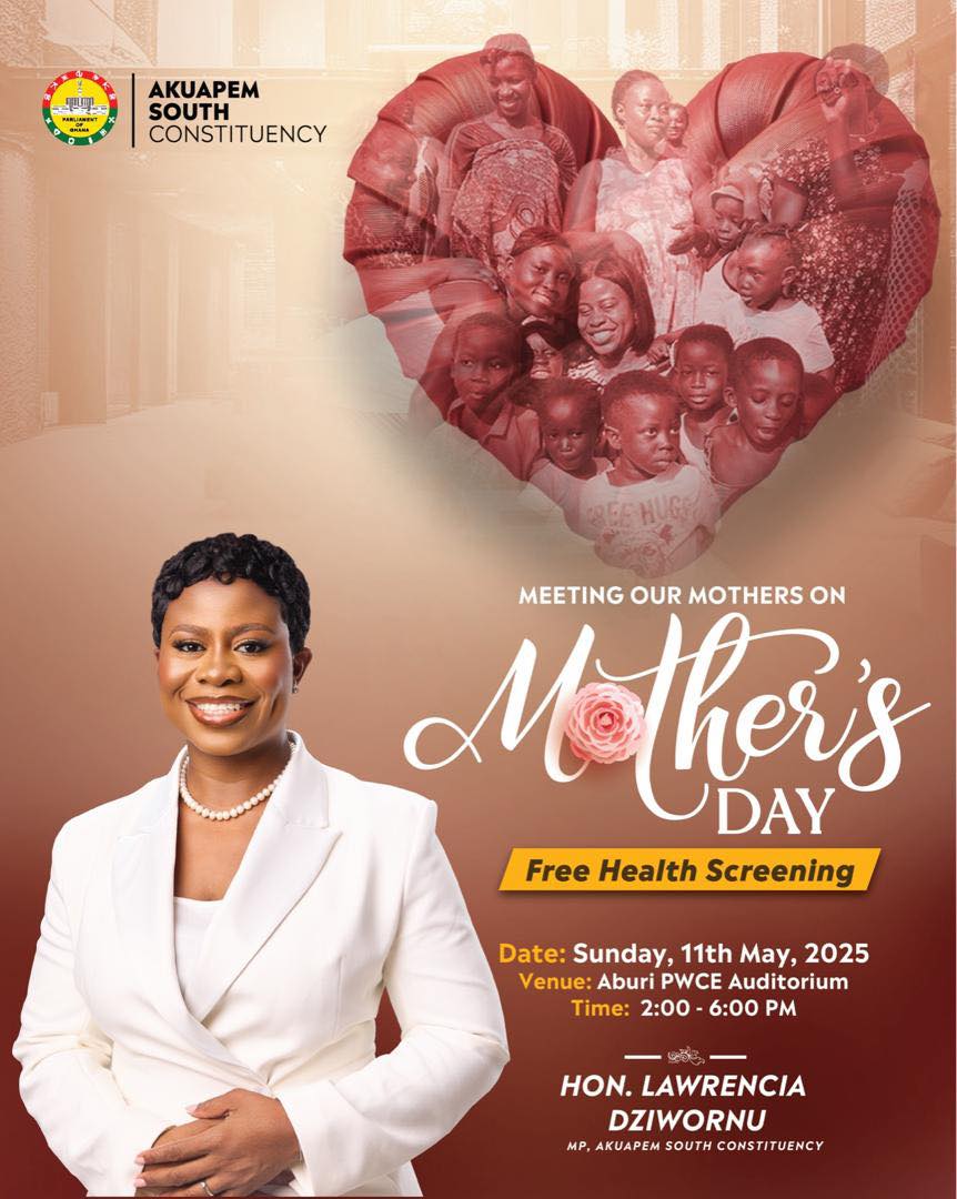 2025 Mother’s Day: Women in Akuapem South to receive free health screening