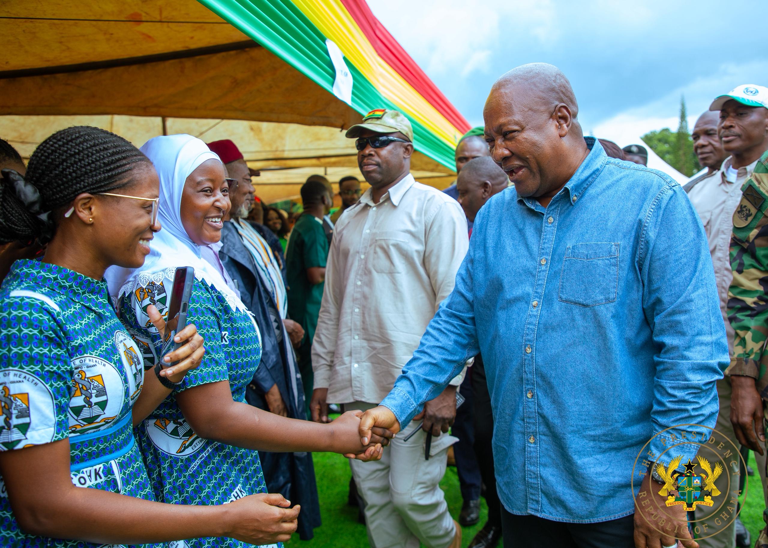 Nurses to receive full allowance arrears from January – President Mahama