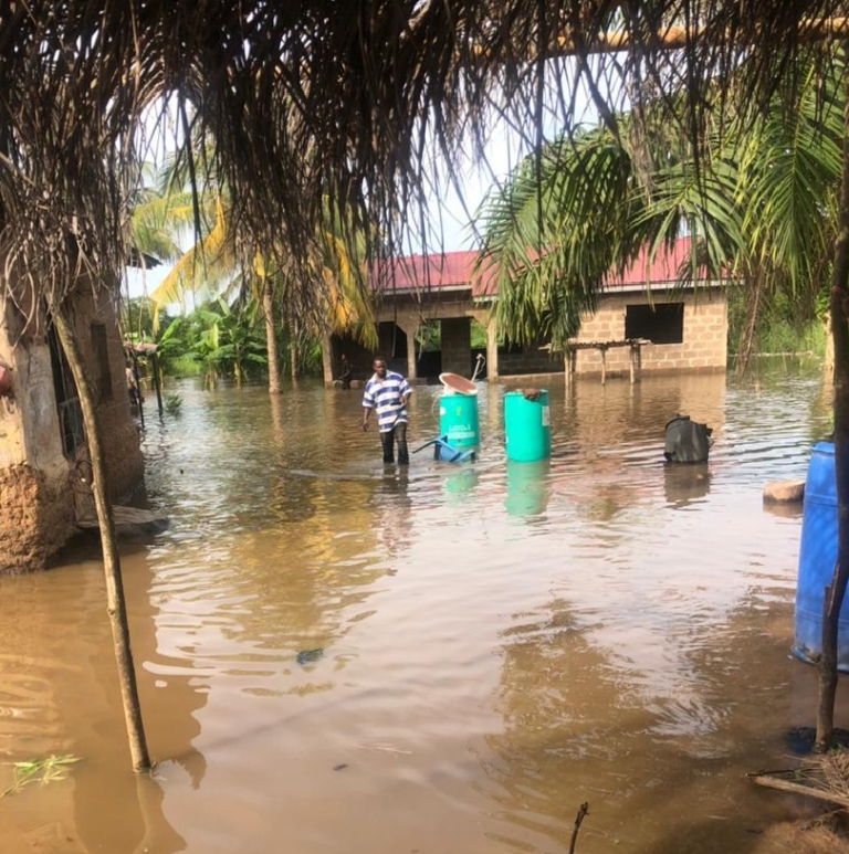 Frankadua flood victims evacuated, given temporary shelter