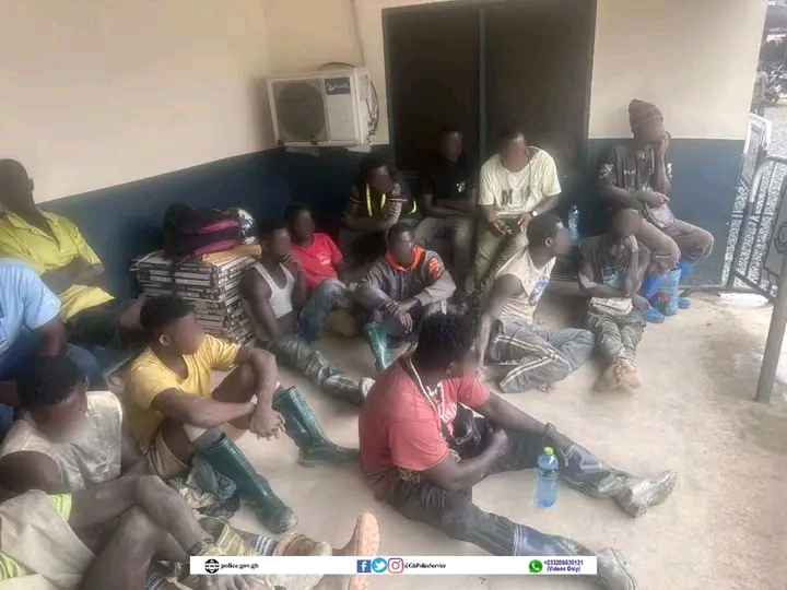 12 suspected ‘galamseyers’ standing trial in Ahanta West