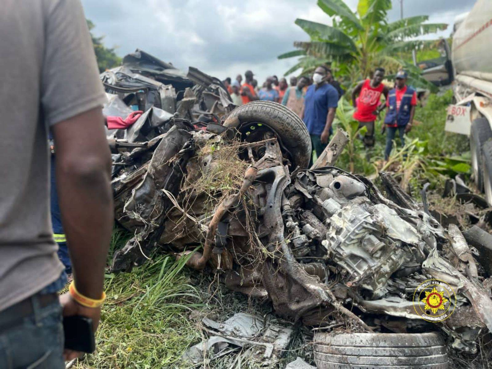 C/R: Two perish in a gory accident on the Mankessim-Accra highway